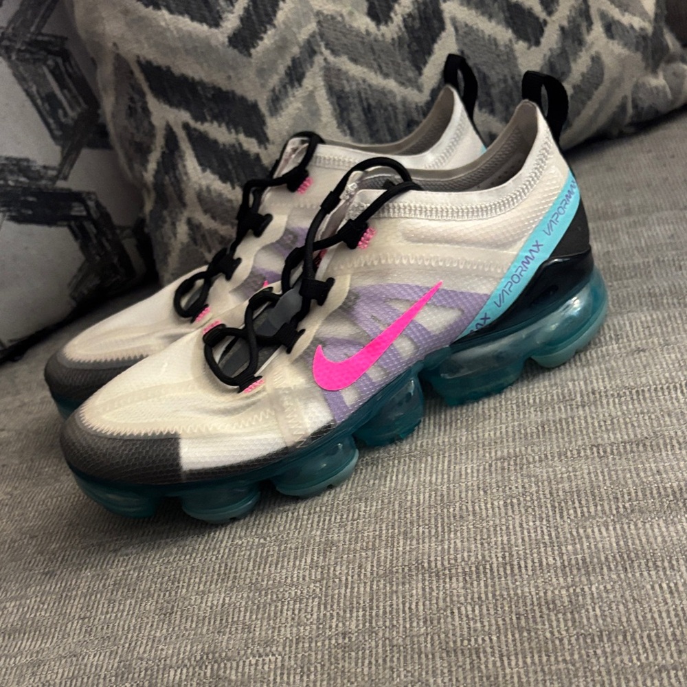Nike White and Pink Athletic Shoes